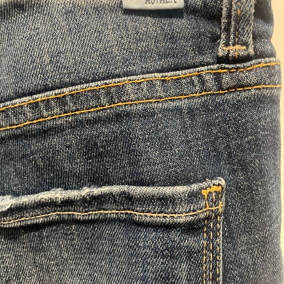 MOTHER High Waisted Looker Ankle Fray - Wicked Wildflower - Picture 11 of 15